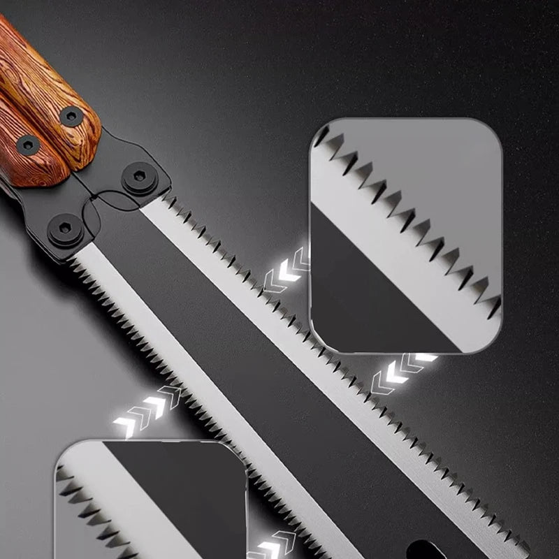 Multifunctional Folding Butterfly Saw – Compact Hand Saw for Woodworking & Outdoor Use