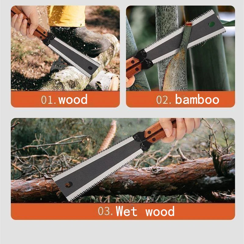Multifunctional Folding Butterfly Saw – Compact Hand Saw for Woodworking & Outdoor Use