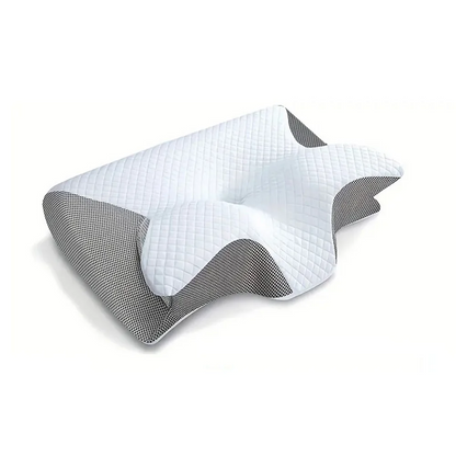 2‑in‑1 Ergonomic Memory Foam Cervical Pillow – Contoured Neck Support
