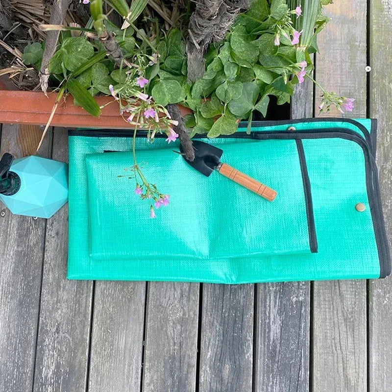 Foldable Waterproof Gardening Mat – PE Plant Pad for Potting, Repotting & Transplanting