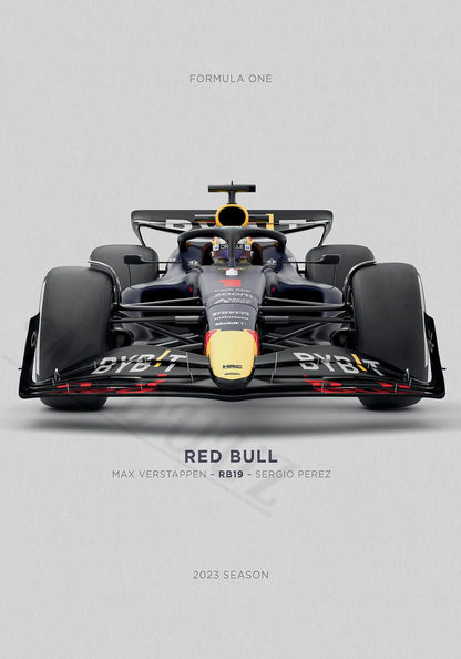 The Latest Popular Motor Sports Racing Car Home Wall Decoration Poster Formula F1 Canvas Painting Wall Art Aesthetic Home Decor