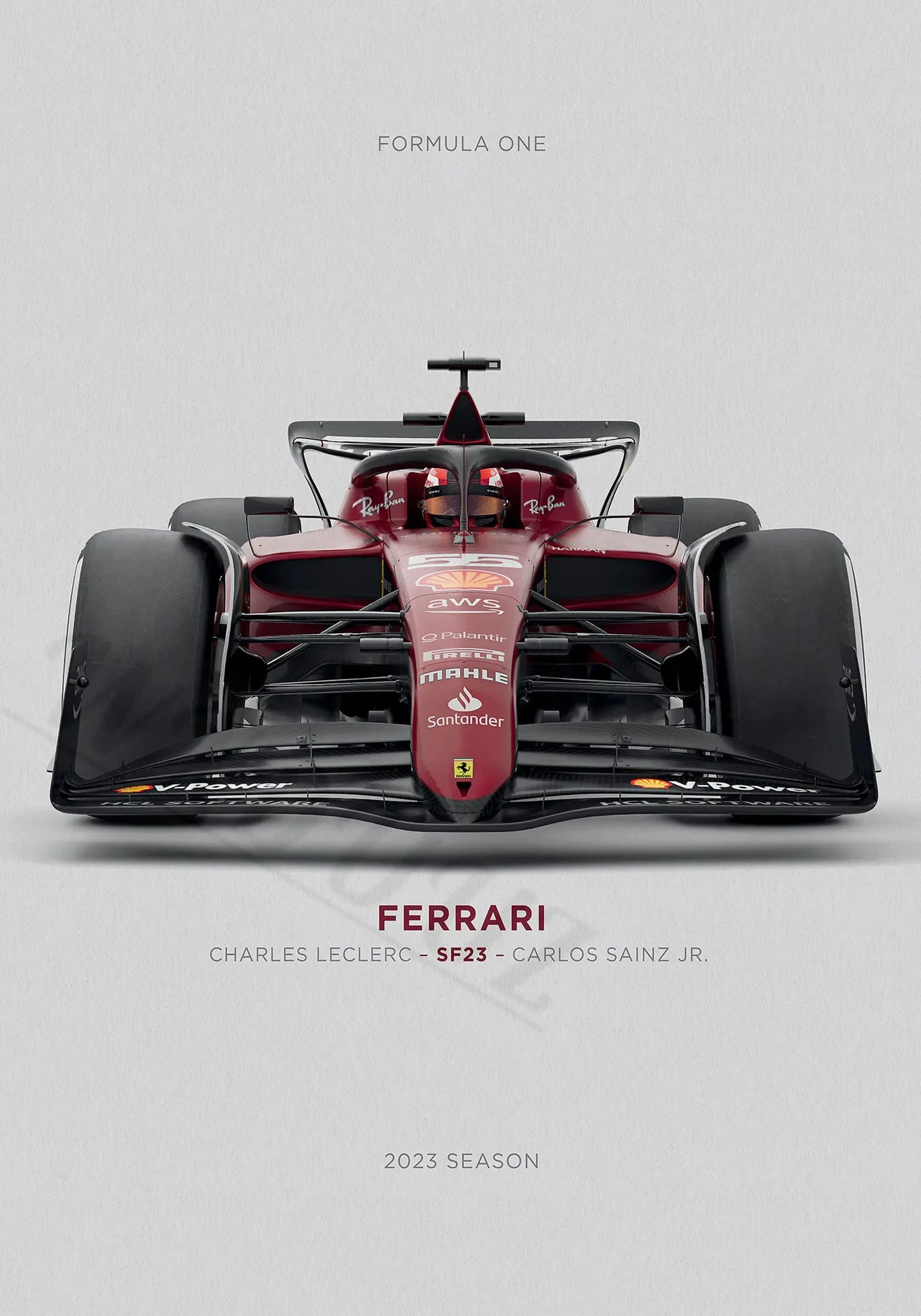 The Latest Popular Motor Sports Racing Car Home Wall Decoration Poster Formula F1 Canvas Painting Wall Art Aesthetic Home Decor