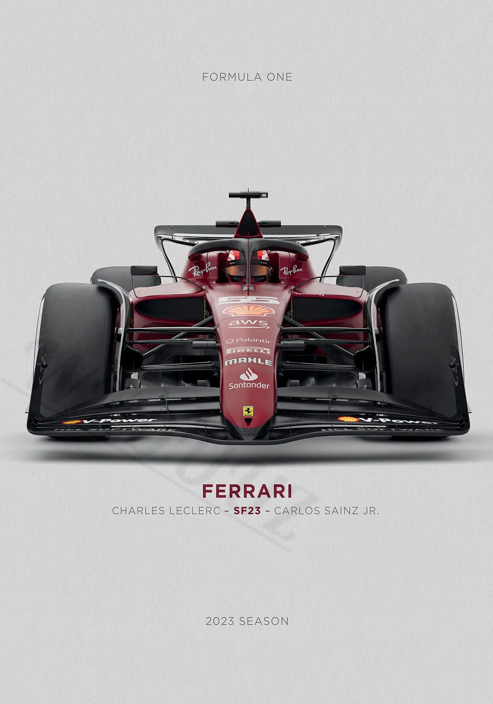 The Latest Popular Motor Sports Racing Car Home Wall Decoration Poster Formula F1 Canvas Painting Wall Art Aesthetic Home Decor