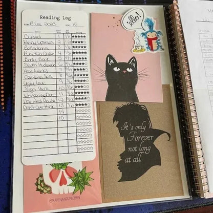 DIY Reading Log Bookmarks – 20Pcs Personal Library Cards for Tracking Books, Notes & Reading Progress