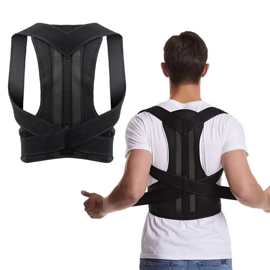 Adjustable Back Brace & Posture Corrector for Men and Women