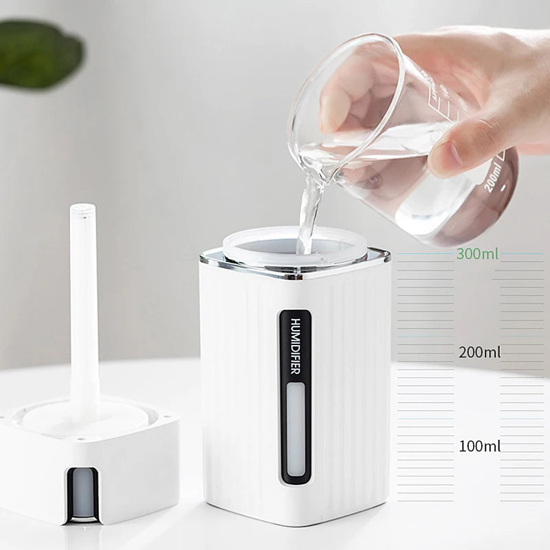 Smart Ultrasonic Cool Mist Humidifier & Aroma Diffuser – LED Light & Quiet Operation