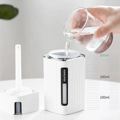 Smart Ultrasonic Cool Mist Humidifier & Aroma Diffuser – LED Light & Quiet Operation