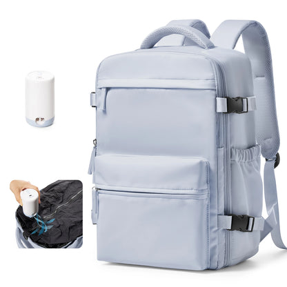 Men’s Expandable Vacuum Compression Travel Backpack – 15.6” Laptop Bag & Cabin-Friendly Carry-On (Ryanair 40x20x25cm)