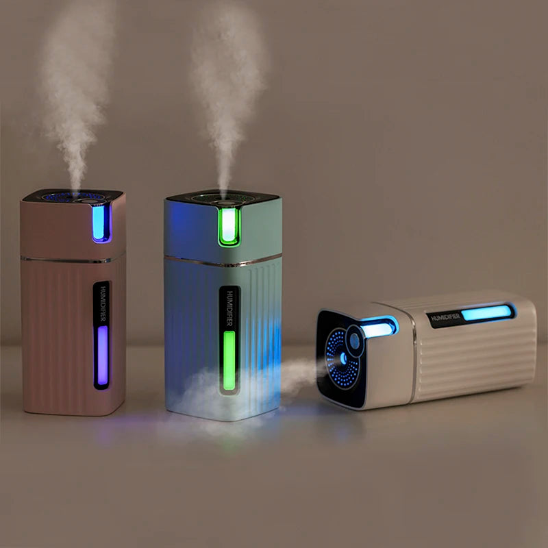Smart Ultrasonic Cool Mist Humidifier & Aroma Diffuser – LED Light & Quiet Operation