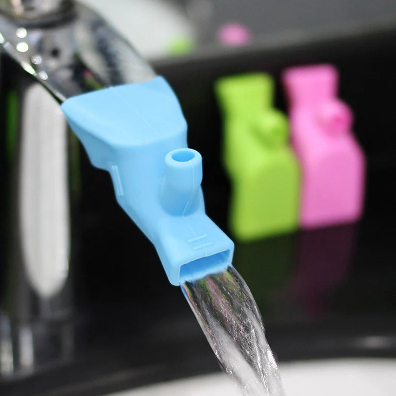 Silicone Faucet Extender – Child-Friendly Sink Tap Attachment for Easy Hand Washing