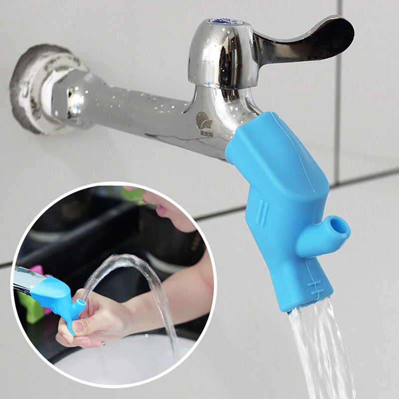 Silicone Faucet Extender – Child-Friendly Sink Tap Attachment for Easy Hand Washing