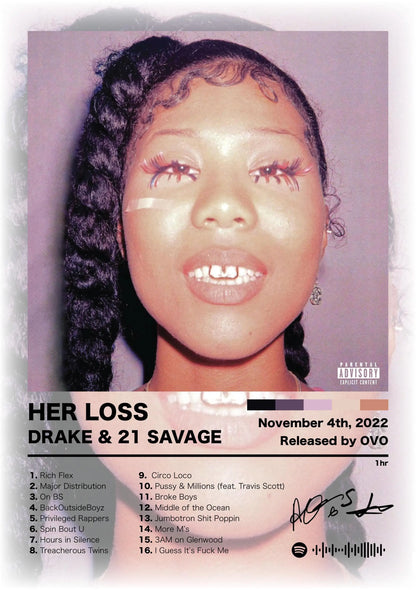 Canvas Wall Art – Hip Hop Album Cover Poster Print for Home & Room Décor