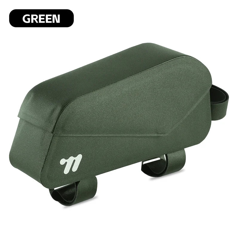 Magnetic Lid Bicycle Top Tube Bag – Waterproof Front Frame Storage for MTB & Road Bikes
