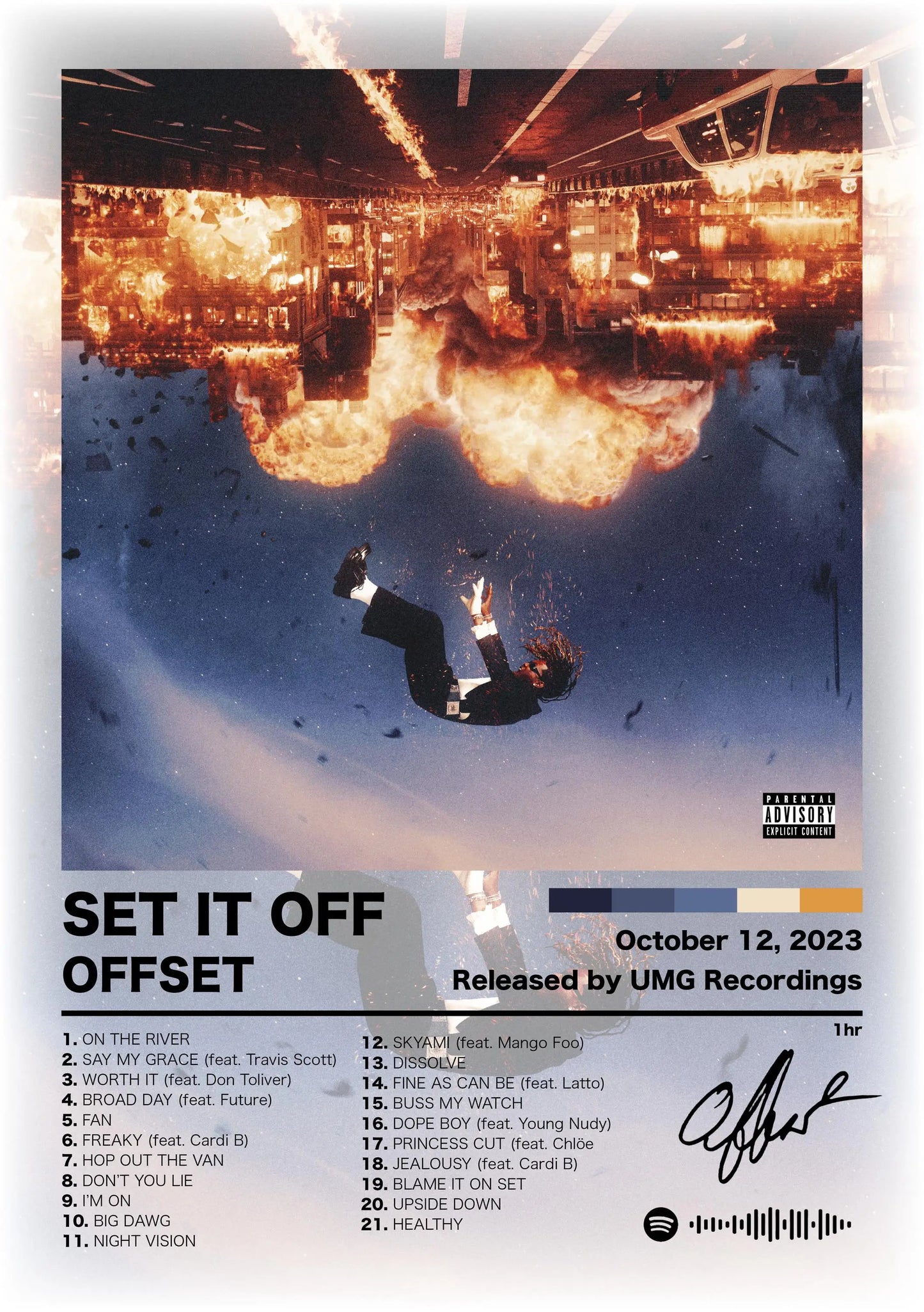 Canvas Wall Art – Hip Hop Album Cover Poster Print for Home & Room Décor