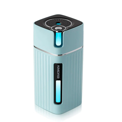 Smart Ultrasonic Cool Mist Humidifier & Aroma Diffuser – LED Light & Quiet Operation