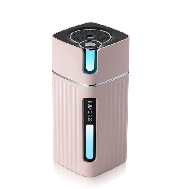 Smart Ultrasonic Cool Mist Humidifier & Aroma Diffuser – LED Light & Quiet Operation