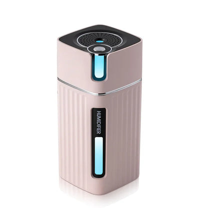 Smart Ultrasonic Cool Mist Humidifier & Aroma Diffuser – LED Light & Quiet Operation