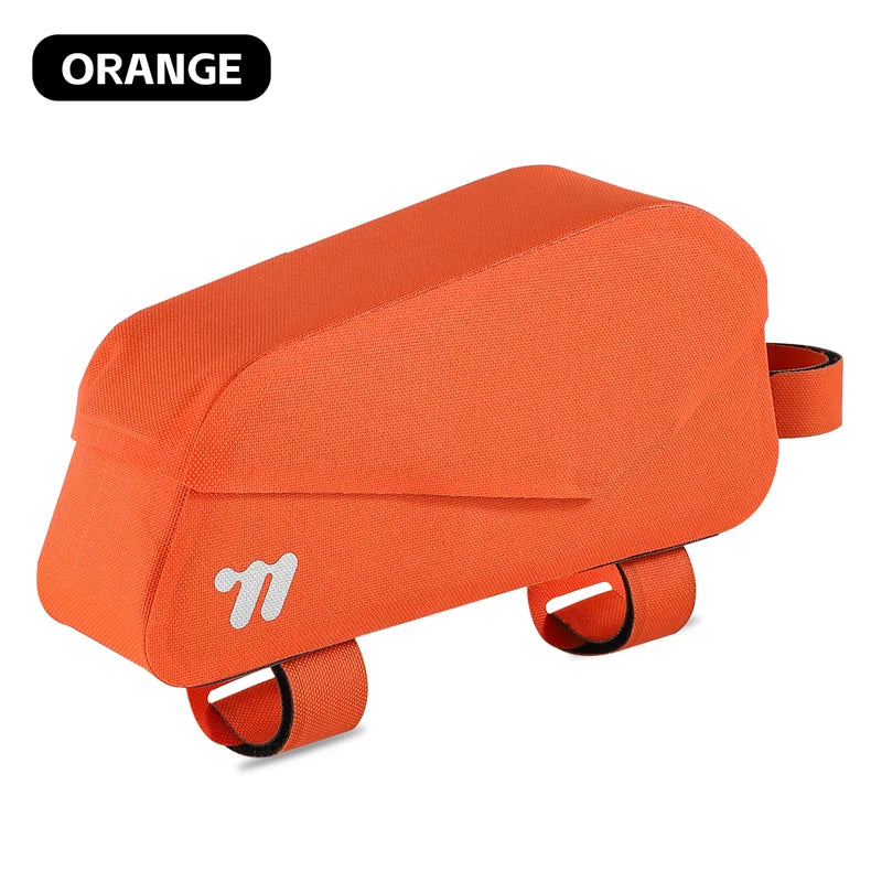 Magnetic Lid Bicycle Top Tube Bag – Waterproof Front Frame Storage for MTB & Road Bikes