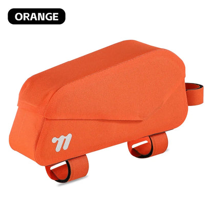 Magnetic Lid Bicycle Top Tube Bag – Waterproof Front Frame Storage for MTB & Road Bikes