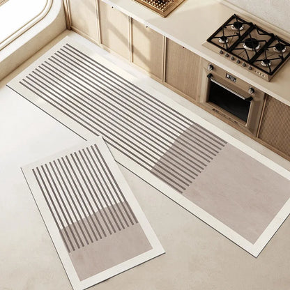 Super Absorbent Non-Slip Kitchen & Bathroom Floor Mat – Soft, Washable Diatomite Rug