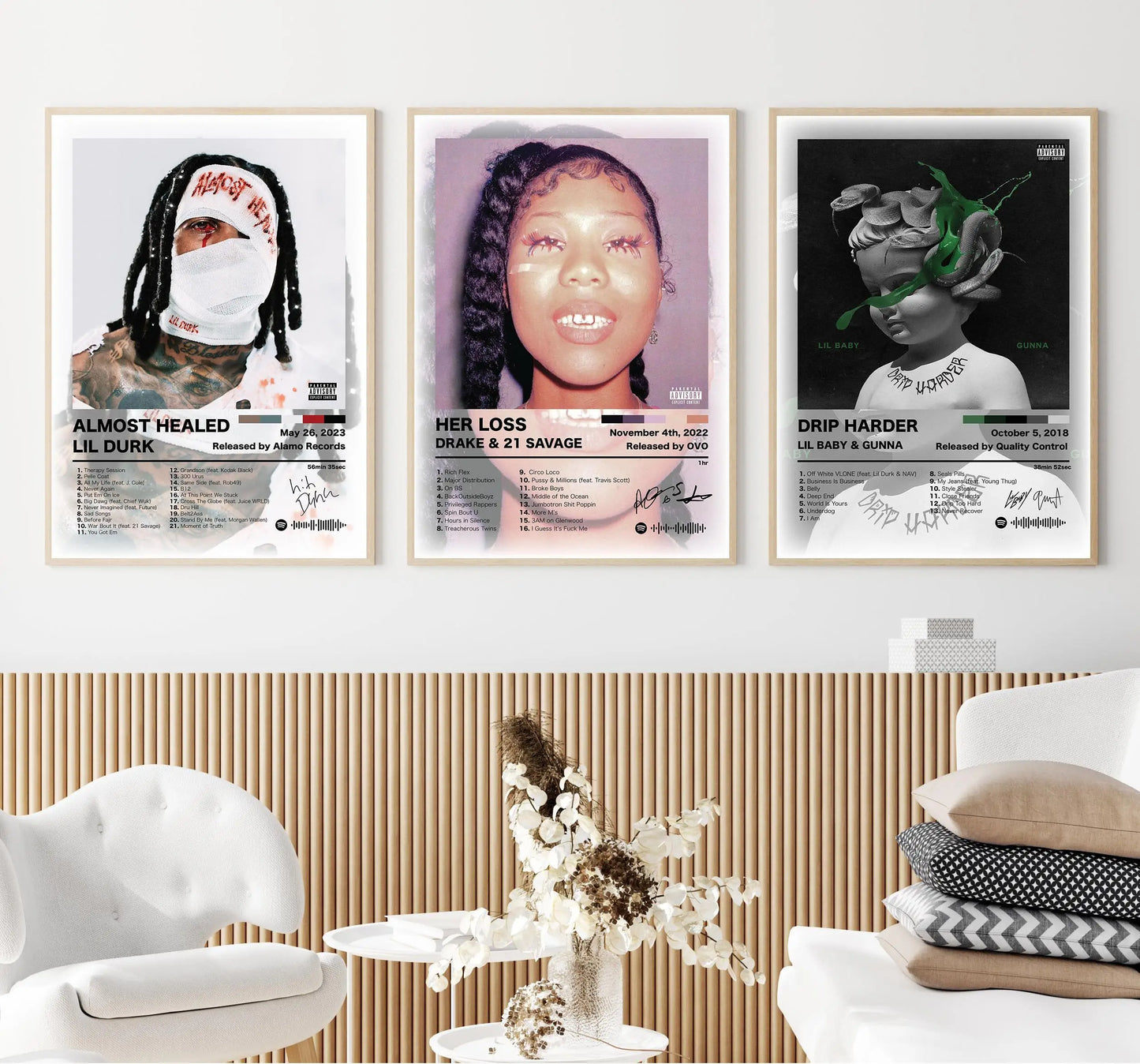Canvas Wall Art – Hip Hop Album Cover Poster Print for Home & Room Décor