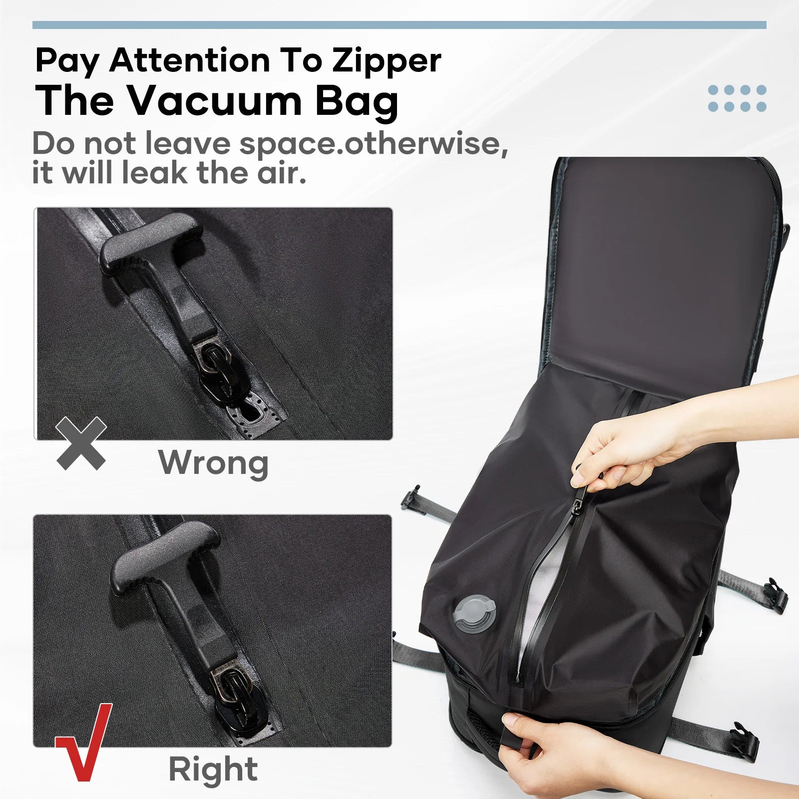Men’s Expandable Vacuum Compression Travel Backpack – 15.6” Laptop Bag & Cabin-Friendly Carry-On (Ryanair 40x20x25cm)