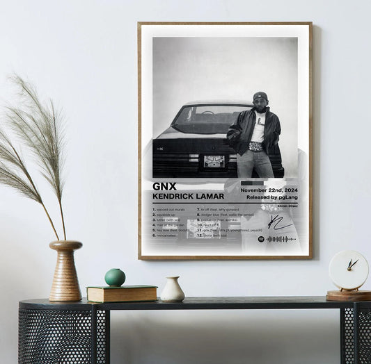 Canvas Wall Art – Hip Hop Album Cover Poster Print for Home & Room Décor