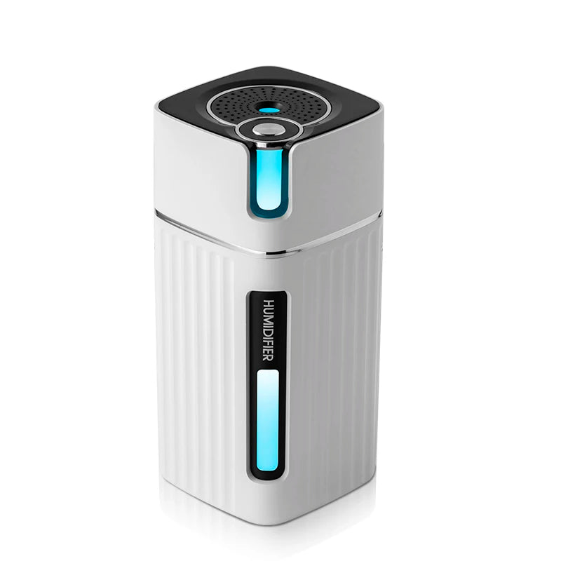 Smart Ultrasonic Cool Mist Humidifier & Aroma Diffuser – LED Light & Quiet Operation