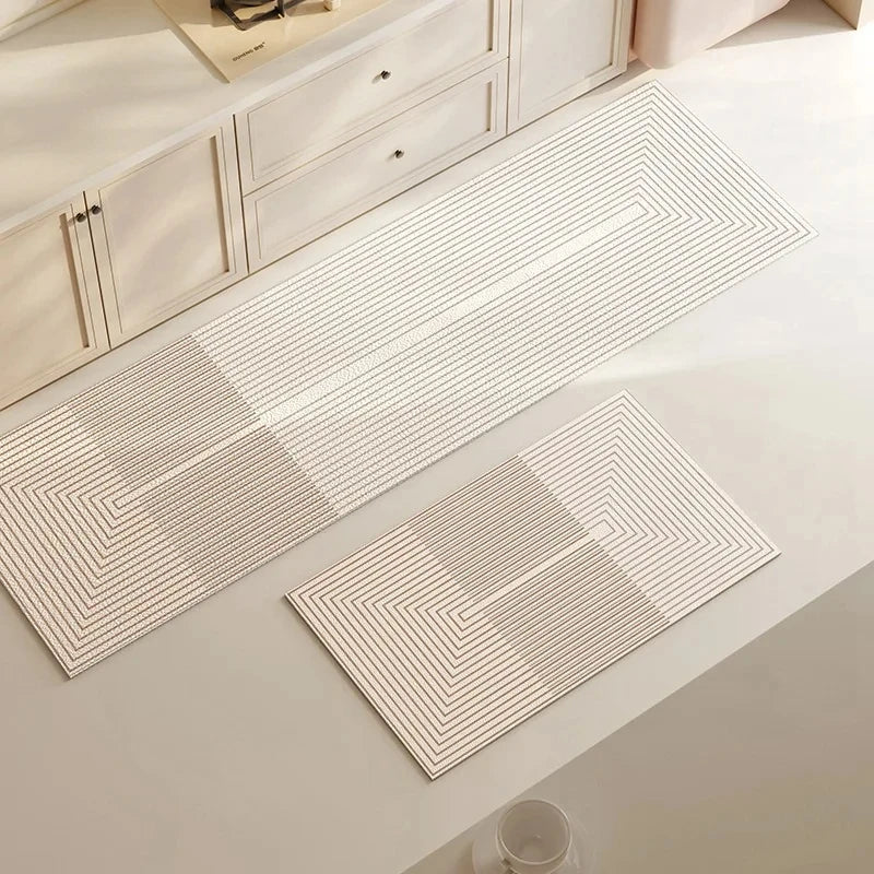Super Absorbent Non-Slip Kitchen & Bathroom Floor Mat – Soft, Washable Diatomite Rug