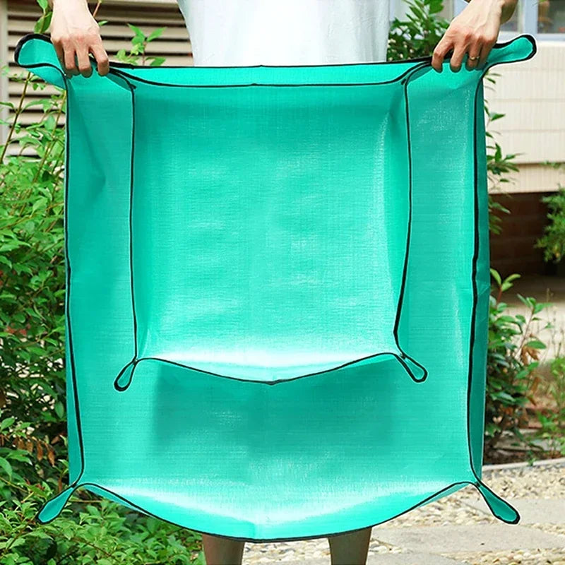 Foldable Waterproof Gardening Mat – PE Plant Pad for Potting, Repotting & Transplanting