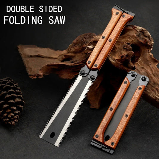 Multifunctional Folding Butterfly Saw – Compact Hand Saw for Woodworking & Outdoor Use