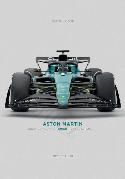 The Latest Popular Motor Sports Racing Car Home Wall Decoration Poster Formula F1 Canvas Painting Wall Art Aesthetic Home Decor