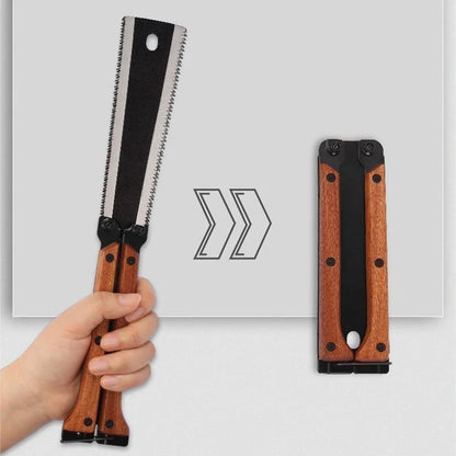 Multifunctional Folding Butterfly Saw – Compact Hand Saw for Woodworking & Outdoor Use
